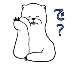 Sticker of polar bear sticker #4900282