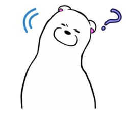 Sticker of polar bear sticker #4900294