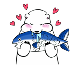 Sticker of polar bear sticker #4900295