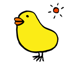 Parent and child of a chicken sticker #4900416