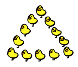 Parent and child of a chicken sticker #4900449