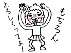 Well, a cute signorina goes. sticker #4900497