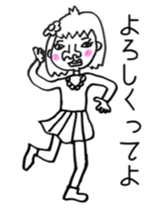 Well, a cute signorina goes. sticker #4900498