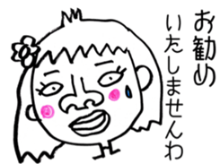 Well, a cute signorina goes. sticker #4900503