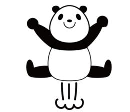 sweet tooth panda sticker #4900861