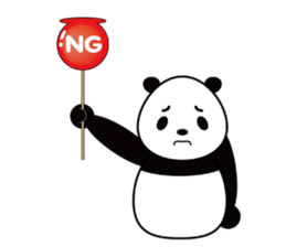 sweet tooth panda sticker #4900891