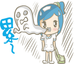 Hello~I am May Blue~is a little nurse~ sticker #4900940