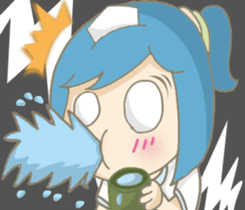 Hello~I am May Blue~is a little nurse~ sticker #4900943