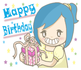 Hello~I am May Blue~is a little nurse~ sticker #4900956