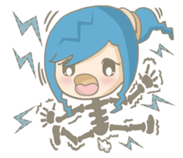 Hello~I am May Blue~is a little nurse~ sticker #4900963