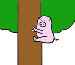 Calm Boar and excitable Pig sticker #4901081