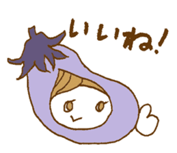 Natu Vege-chan sticker #4901096