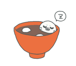 Baby seal named Shiratama sticker #4901423