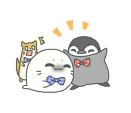 Baby seal named Shiratama sticker #4901436