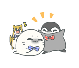 Baby seal named Shiratama sticker #4901436