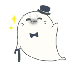 Baby seal named Shiratama sticker #4901450