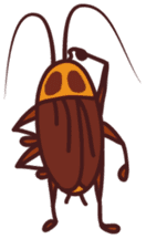 Life of Mr.Cockroach sticker #4901860