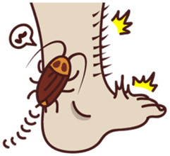 Life of Mr.Cockroach sticker #4901862