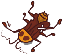 Life of Mr.Cockroach sticker #4901875