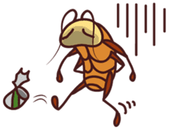 Life of Mr.Cockroach sticker #4901893