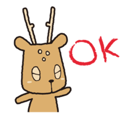 Narakichi Nara deer sticker #4902057