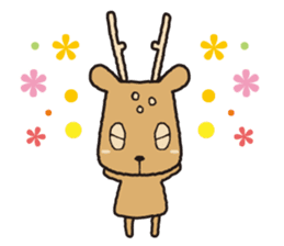 Narakichi Nara deer sticker #4902068