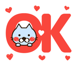 The loose and cute cat sticker #4902482