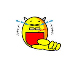 chamaeleon devil sticker #4902896