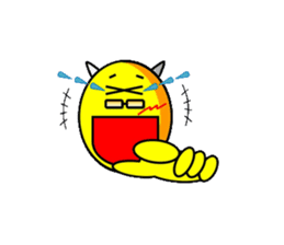 chamaeleon devil sticker #4902896