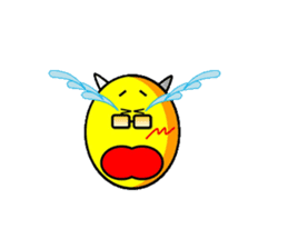 chamaeleon devil sticker #4902897