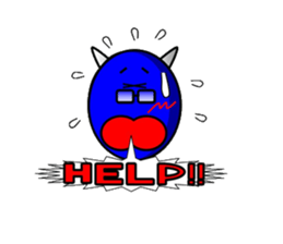 chamaeleon devil sticker #4902926