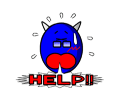 chamaeleon devil sticker #4902926