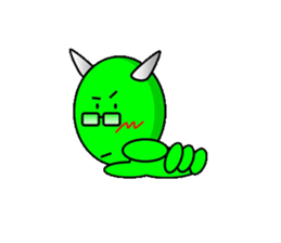 chamaeleon devil sticker #4902932