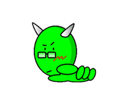 chamaeleon devil sticker #4902932