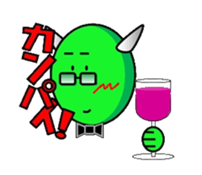 chamaeleon devil sticker #4902933