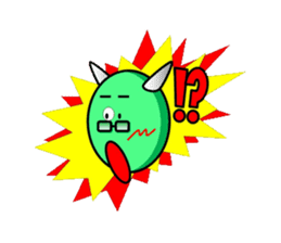 chamaeleon devil sticker #4902935