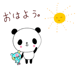 Panda damon sticker #4902936