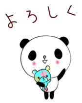 Panda damon sticker #4902944