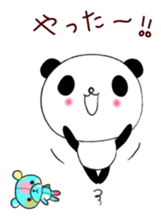 Panda damon sticker #4902945