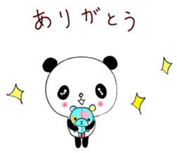 Panda damon sticker #4902946