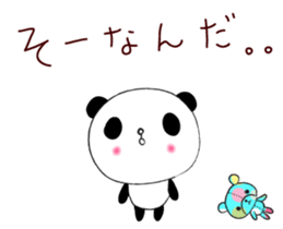 Panda damon sticker #4902953