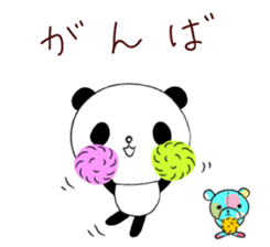 Panda damon sticker #4902967