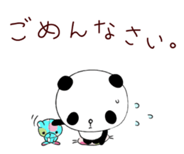 Panda damon sticker #4902969