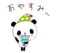 Panda damon sticker #4902974