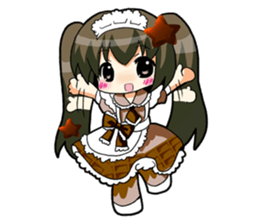 Chocolate is a favorite girl. sticker #4902981