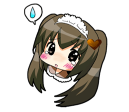 Chocolate is a favorite girl. sticker #4902983