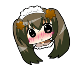 Chocolate is a favorite girl. sticker #4902990