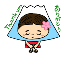 YUKO-chan wear Mt. FUJI sticker #4903102