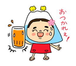 YUKO-chan wear Mt. FUJI sticker #4903106