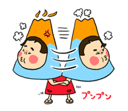 YUKO-chan wear Mt. FUJI sticker #4903116